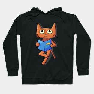 Book lovers cat Hoodie